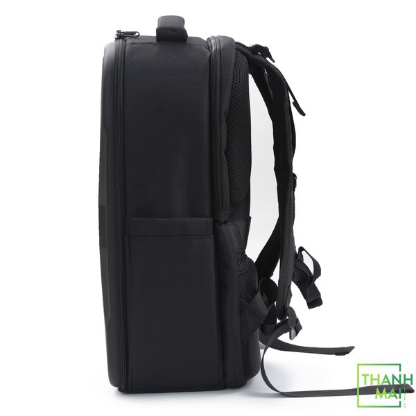 Balo MOSISO Camera Backpack, DSLR/SLR/Mirrorless Photography Camera Bag 15-16 inch Waterproof Hardshell Case with Tripod Holder&Laptop Compartment Compatible with Canon/Nikon/Sony, Black