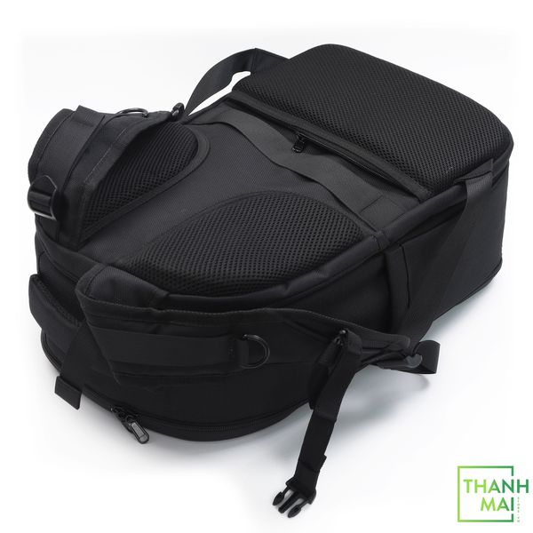 Balo MOSISO Camera Backpack, DSLR/SLR/Mirrorless Photography Camera Bag 15-16 inch Waterproof Hardshell Case with Tripod Holder&Laptop Compartment Compatible with Canon/Nikon/Sony, Black