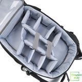 Balo MOSISO Camera Backpack, DSLR/SLR/Mirrorless Photography Camera Bag 15-16 inch Waterproof Hardshell Case with Tripod Holder&Laptop Compartment Compatible with Canon/Nikon/Sony, Black