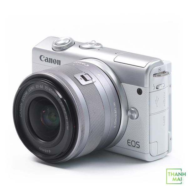 Máy Ảnh Canon EOS M200 kit EF-M 15-45mm F/3.5-6.3 IS STM