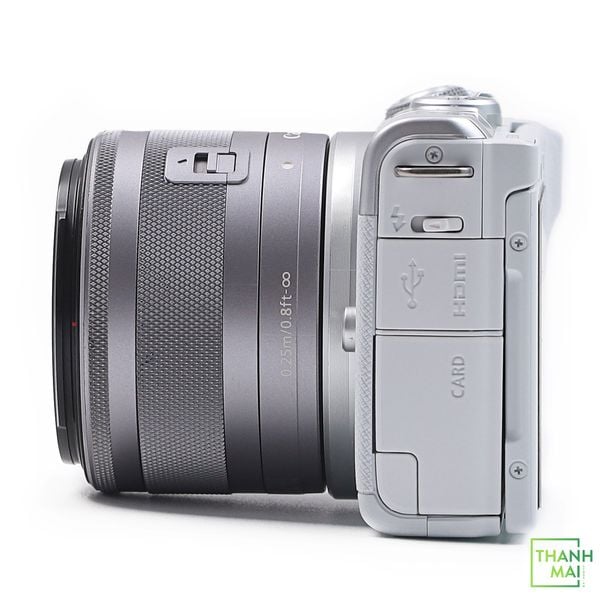 Máy Ảnh Canon EOS M200 kit EF-M 15-45mm F/3.5-6.3 IS STM