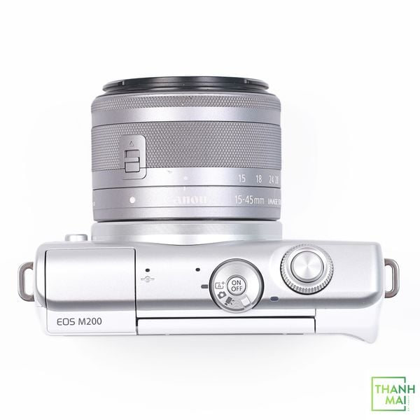 Máy Ảnh Canon EOS M200 kit EF-M 15-45mm F/3.5-6.3 IS STM