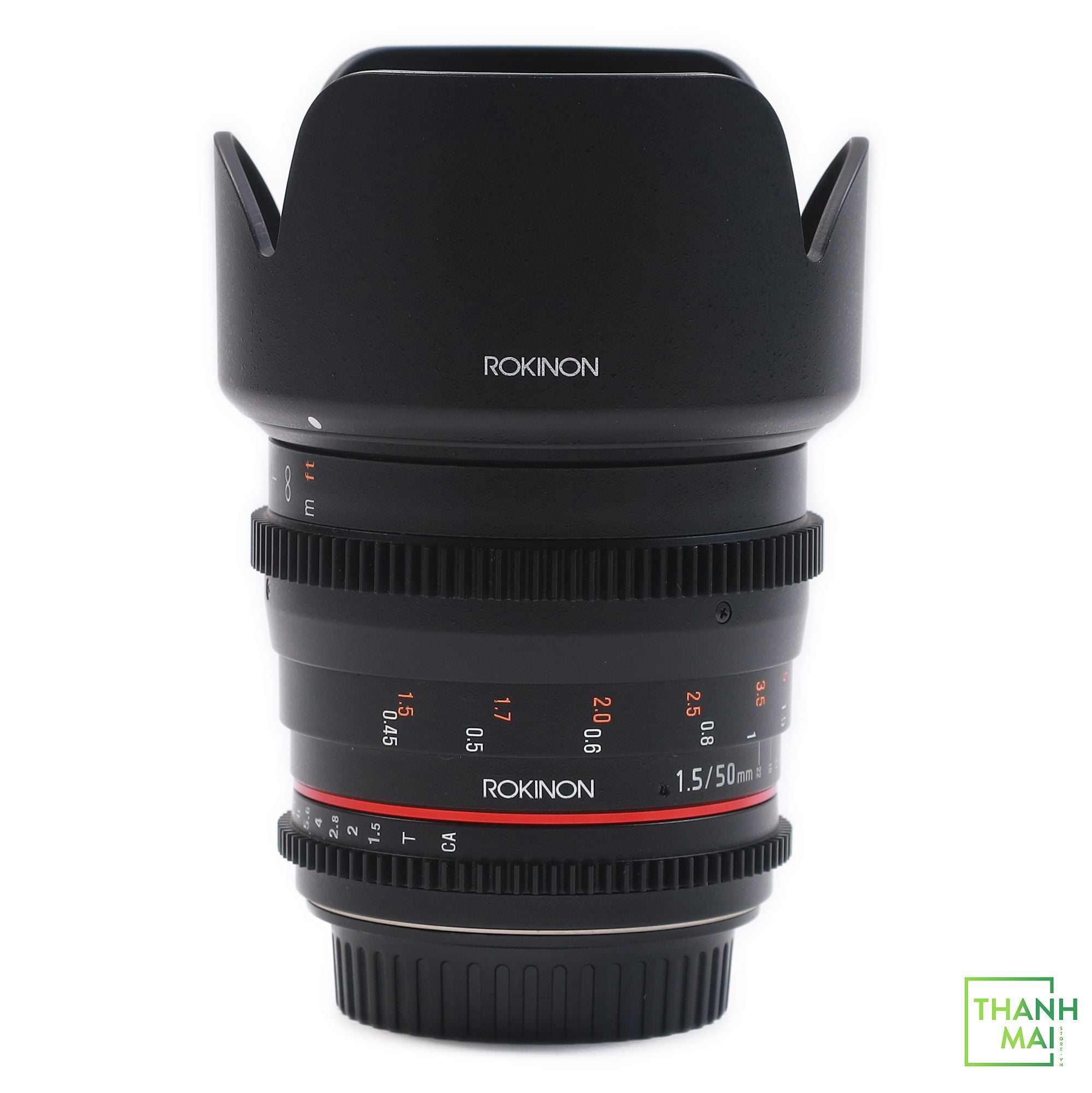 Rokinon Cine Ds 50mm Rokinon 50mm T1.5 Cine DS Lens For Canon EF 
