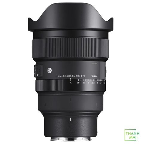 Ống kính Sigma 15mm f/1.4 DG DN Diagonal Fisheye Art For Sony E | Chính hãng