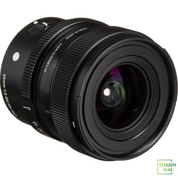 Ống kính Sigma 20mm f/2 DG DN Contemporary for Sony E | Chính hãng