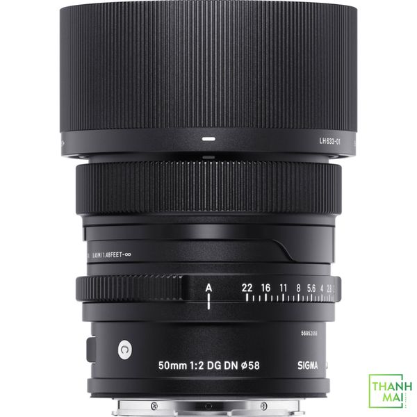 Ống kính Sigma 50mm f/2 DG DN Contemporary For Sony E | Chính hãng