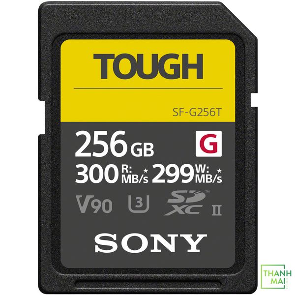 Thẻ nhớ Sony SF-G Tough UHS-II SDHC 256GB (SF-G256T/T1) | Chính Hãng