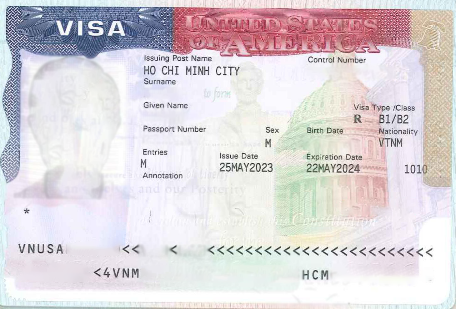 VISA MỸ