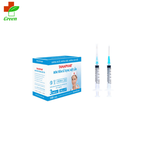  Bơm tiêm Tanaphar - 1ml, 3ml, 5ml, 10ml, 20ml, 50ml 