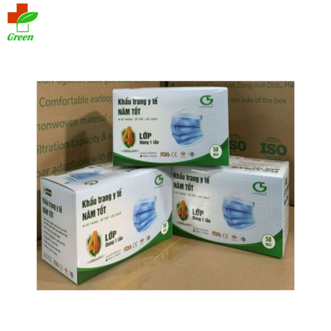  Khẩu trang y tế Năm tốt (Hộp 50 cái) 