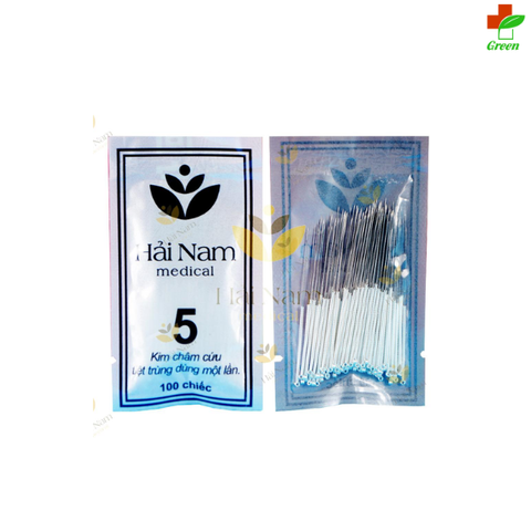 Kim châm cứu Hải Nam các số (100 cái) 