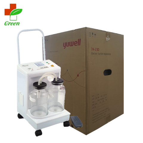  Máy hút dịch 2 bình Yuwell 7A 23D 