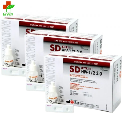  Test nhanh HIV 1/2 3.0 SD Bioline  (Hàn Quốc) 