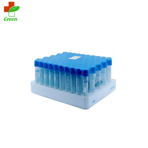  Ống Nghiệm Nhựa EDTA K2 Chống Đông Máu (Khay 100 ống) 