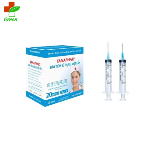  Bơm tiêm Tanaphar - 1ml, 3ml, 5ml, 10ml, 20ml, 50ml 