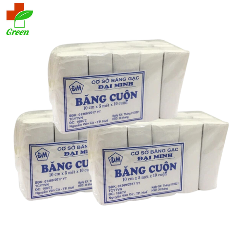 Băng cuộn 10cm x 5m (Đại Minh)