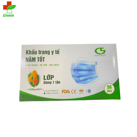  Khẩu trang y tế Năm tốt (Hộp 50 cái) 