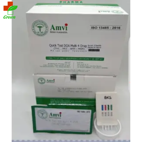  Que thử ma túy tổng hợp 4 chân, 5 chân – Amvi Biotech (Hộp 15 test) 