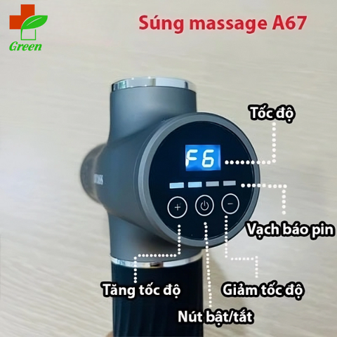  Máy massage cầm tay Lucass GUN A67 
