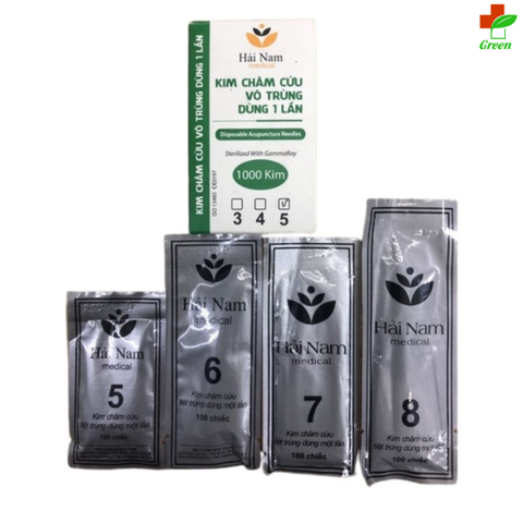  Kim châm cứu Hải Nam các số (100 cái) 