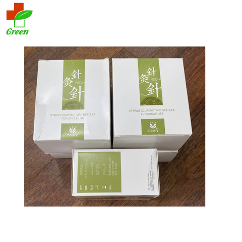  Kim châm cứu tiệt trùng Tony các số (100 cái) 