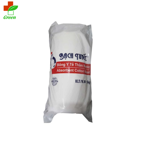  Bông cuộn y tế Bạch Tuyết 1KG - An toàn với da nhạy cảm 
