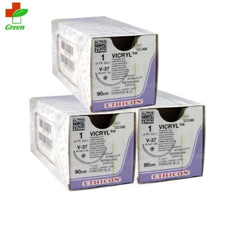  Chỉ phẫu thuật Vicryl 1 2 3 4 5 6 7 (Sợi) 