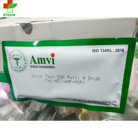  Que thử ma túy tổng hợp 4 chân, 5 chân – Amvi Biotech (Hộp 15 test) 