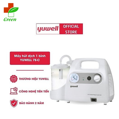  Máy hút dịch 1 bình Yuwell 7E C 