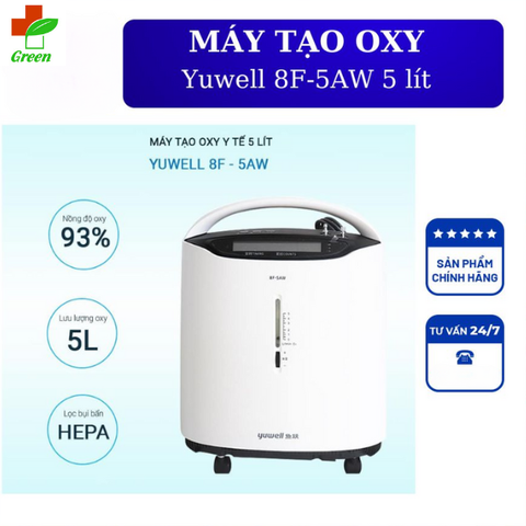  Máy tạo oxy Yuwell 8F 5AW - Dung tích 5 lít 
