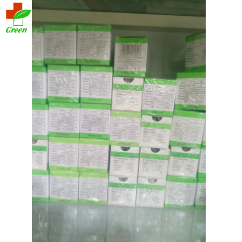  Chỉ phẫu thuật Nylon surelon 1,2,3,4,5,6.7 (Hộp 12 sợi) 