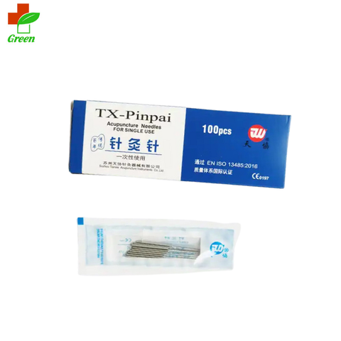  Kim châm cứu tiệt trùng TIANXIE cán đồng các số (100 cái) 