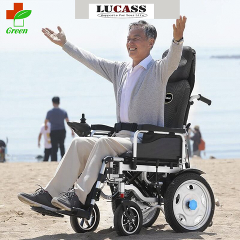  Xe lăn điện đa năng Lucass Jazz S803 chính hãng ngả nằm tự động bằng remote 