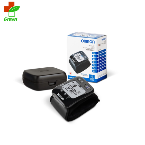  Máy đo huyết áp cổ tay Omron Hem 6232T có kết nối bluetooth với điện thoại 