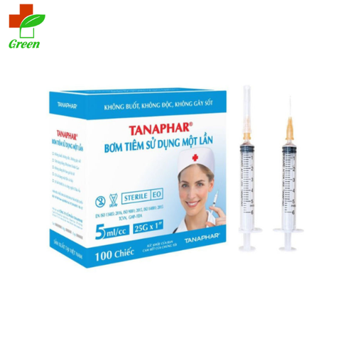  Bơm tiêm Tanaphar - 1ml, 3ml, 5ml, 10ml, 20ml, 50ml 