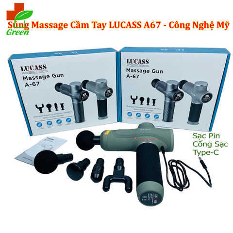  Máy massage cầm tay Lucass GUN A67 