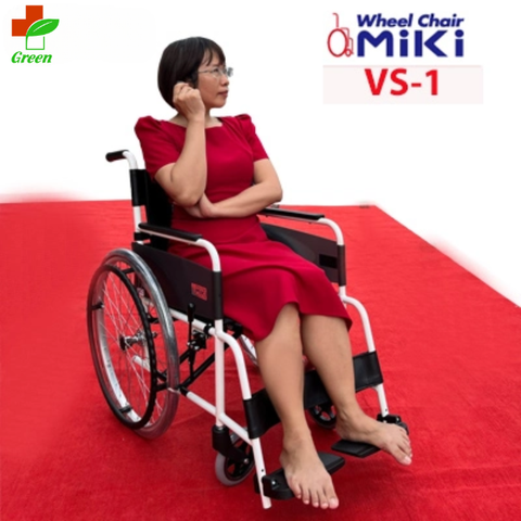  Xe lăn Nhật Bản Miki VS-1 bảo hành chính hãng 12 tháng 
