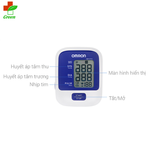  Máy đo huyết áp bắp tay Omron Hem 8712, thông dụng - Giá tốt 