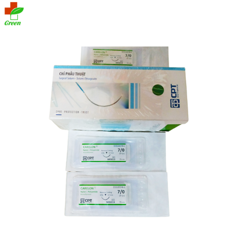  Chỉ phẫu thuật không tiêu CPT Carelon nylon – polyamide các số 2 3 4 5 6 