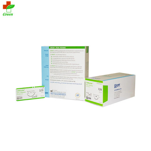  Chỉ phẫu thuật không tiêu CPT Carelon nylon – polyamide các số 2 3 4 5 6 