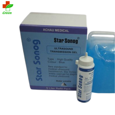  Gel siêu âm Star Sonog xanh (Can 5 lít) 
