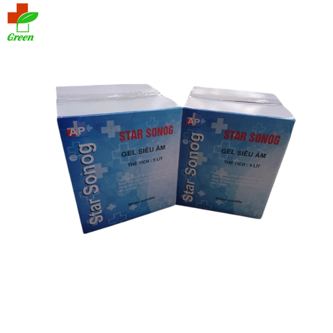  Gel siêu âm Star Sonog xanh (Can 5 lít) 