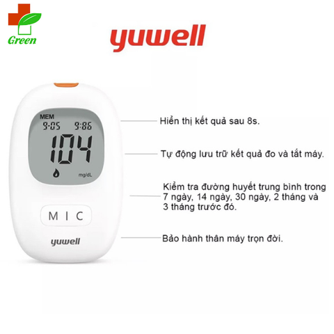  Máy đo đường huyết Yuwell 710 