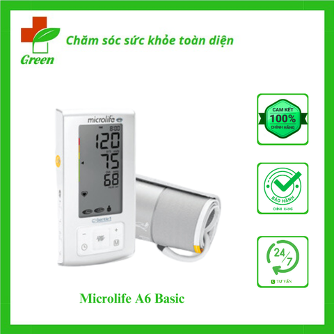  Máy đo huyết áp bắp tay Microlife A6 basic, chính hãng - Giá tốt 2024 