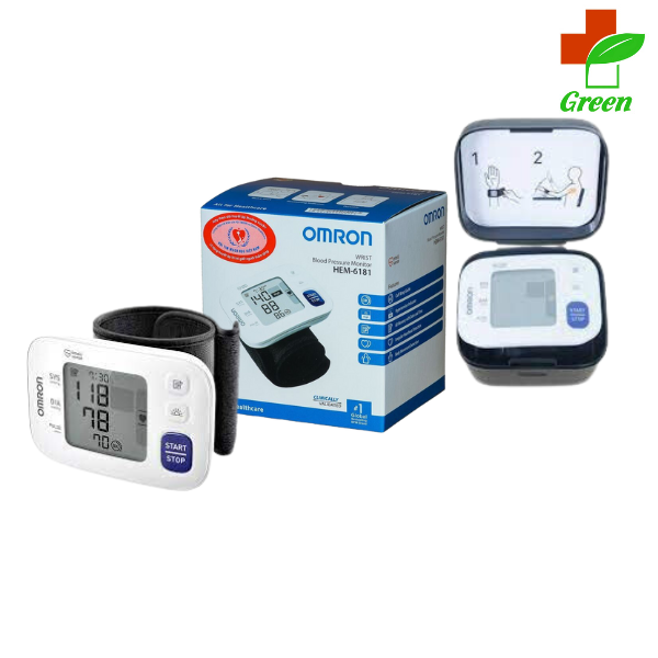  Máy đo huyết áp cổ tay Omron Hem 6181 