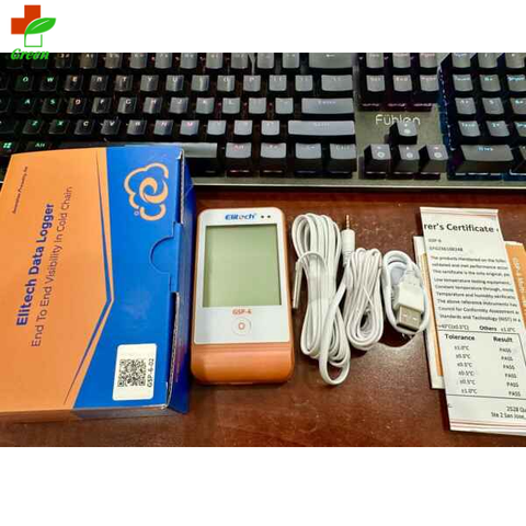  Nhiệt ẩm kế tự ghi Elitech GSP-6 (Ghi 16000 điểm) 