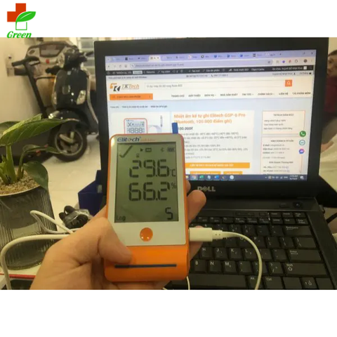  Nhiệt ẩm kế tự ghi Elitech GSP-6 (Ghi 16000 điểm) 