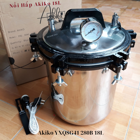  Nồi hấp tiệt trùng Akiko 18L 