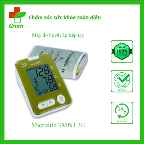  Máy đo huyết áp bắp tay Microlife BP 3NM1 3E 
