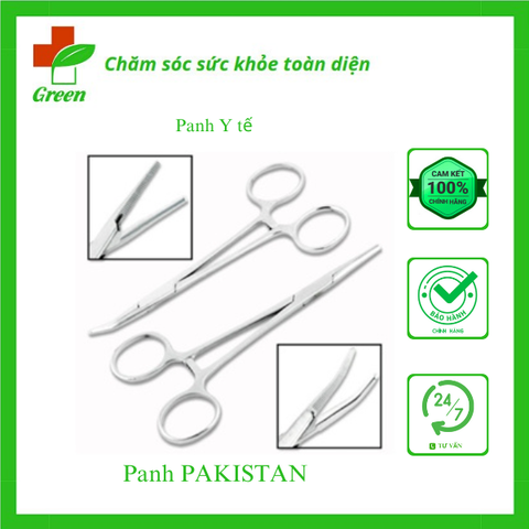  Pank Y Tế GOLDSUN PAKISTAN - Các Cỡ (14-16-18-20cm) Cong, Thẳng 